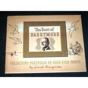 Collector’s Portfolio of Gold-Etch Prints (“The Best of Barrymore”)